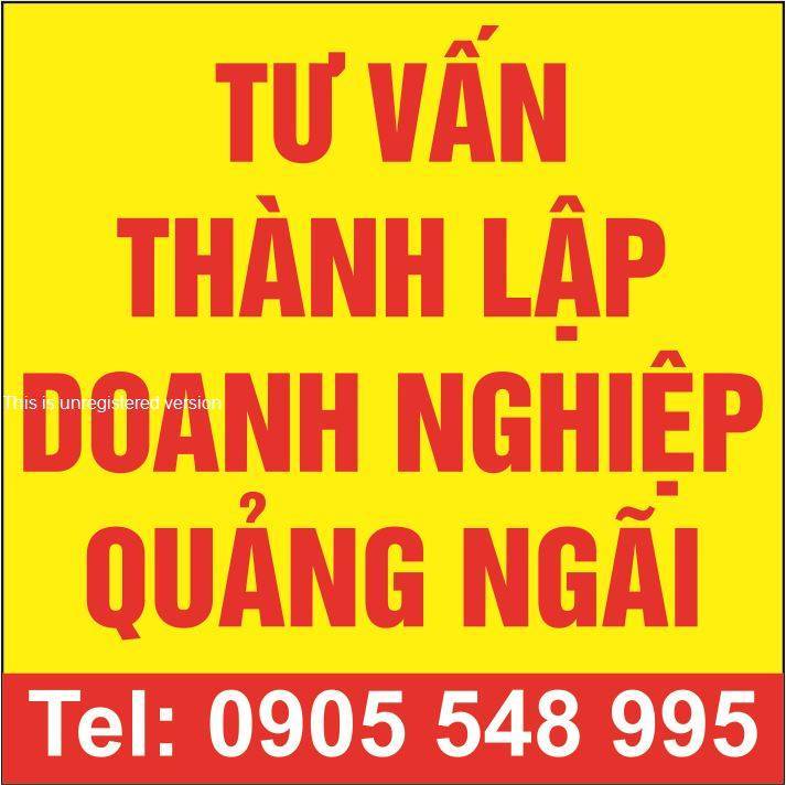 Thành lập công ty tại Sơn Tịnh